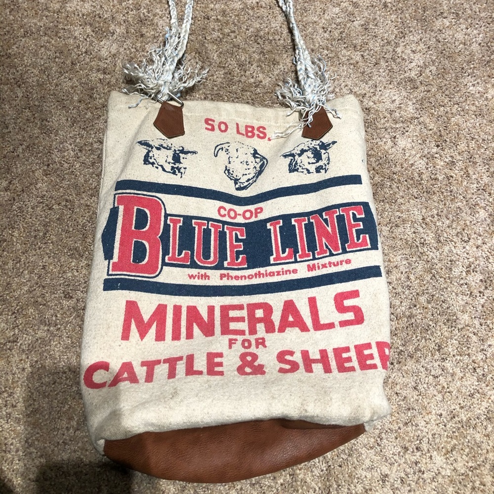 Feed sack purse